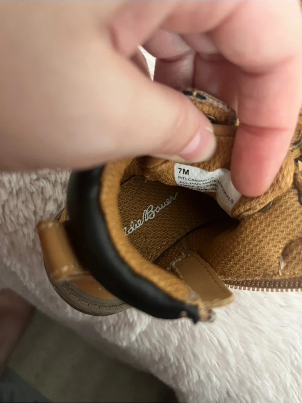 Eddie Bauer Kids Chestnut Lace-Up Hiking Boots